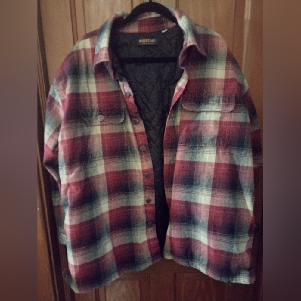 Men's Ridgecut heavy plaid shirt jacket